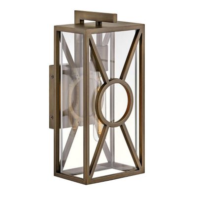 Hinkley Brixton Outdoor Wall Sconce - Color: Bronze - Size: Small - 18370BU