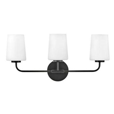 Hinkley Kline Vanity Light - Color: White - Size: 3 light - 853453BK