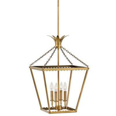 Hinkley Palma Foyer Pendant Light - Color: Brass - 41925HB