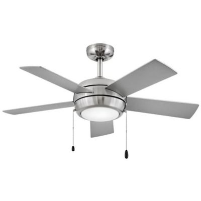 Hinkley Croft LED Ceiling Fan - Color: Silver - 904042FBN-LIA