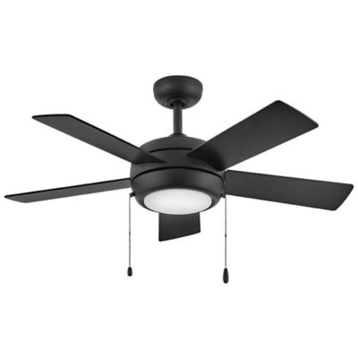 Hinkley Croft LED Ceiling Fan - Color: Black - 904042FMB-LIA