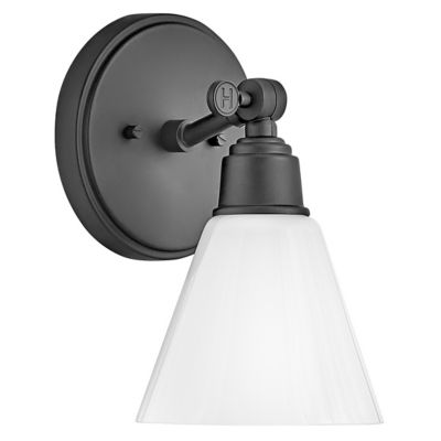 Hinkley Arti Bath Wall Sconce - Color: Black - Size: 1 light - 51180BK