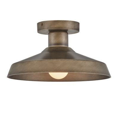 Hinkley Forge Outdoor Flushmount Light - Color: Bronze - 12072BU