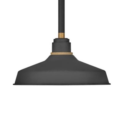 Hinkley Foundry Classic Outdoor Pendant Light - Color: Black - 10281TK