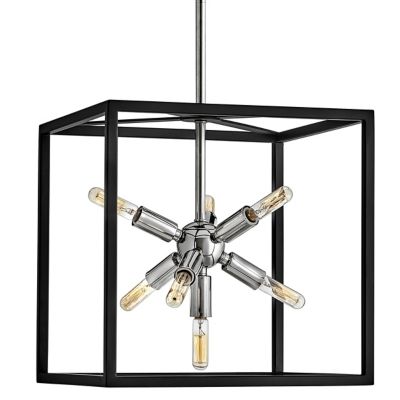 Hinkley Aros Semi Flusmount/Pendant - Color: Silver - Size: 7 light - 46313