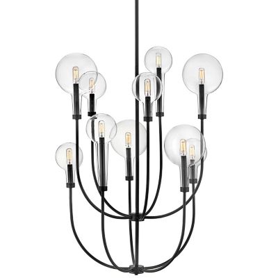 Hinkley Alchemy Chandelier - Color: Black - Size: 30 - 30527BK