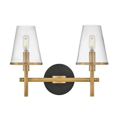 Hinkley Marten Vanity Light - Color: Brass - Size: 2 light - 51082HB