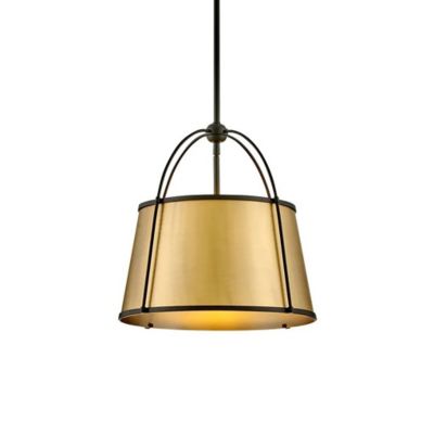 Hinkley Clarke Pendant Light - Color: Brass - Size: Medium - 4894BK-LDB