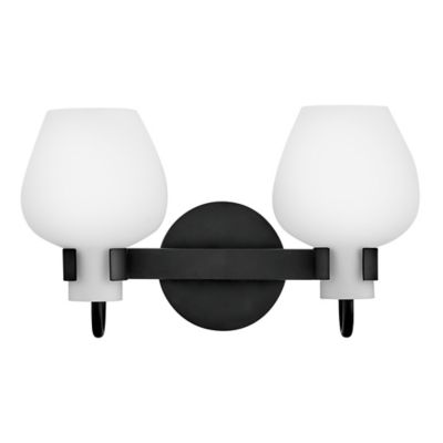 Hinkley Sylvie Vanity Light - Color: Black - Size: 1 light - 50950BK