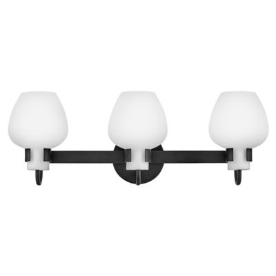 Hinkley Sylvie Vanity Light - Color: Black - Size: 3 light - 50953BK