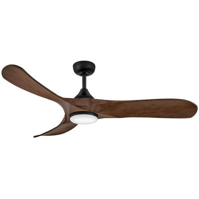 Hinkley Swell Illuminated LED Smart Ceiling Fan - Color: Black - 903856FWB-