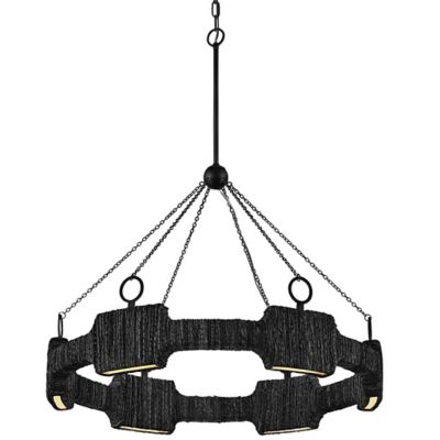 Hinkley Raffi Chandelier - Color: Black - Size: Small - 34106CBK