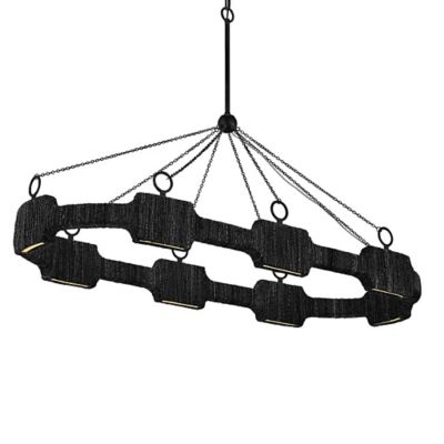 Hinkley Raffi LED Linear Chandelier Light - Color: Brown - 34107BNG