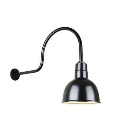 Deep Bowl C Arm Oudoor Wall Sconce