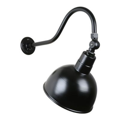 Deep Bowl A Swivel Arm Outdoor Wall Sconce