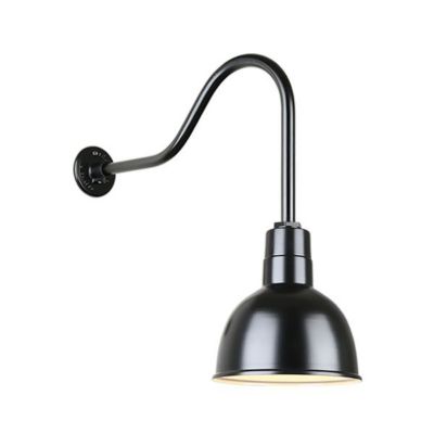 Deep Bowl H Arm Oudoor Wall Sconce
