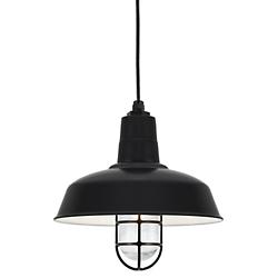Warehouse Shade Pendant Light with Cast Guard