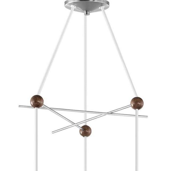 Herman Miller Nelson Triple Bubble Lamp Fixture - Frame Only - Color: White