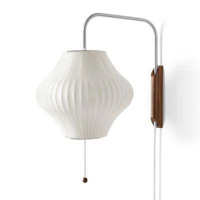 HMBBY977861 Herman Miller Nelson Pear Wall Sconce - Color: Whi sku HMBBY977861