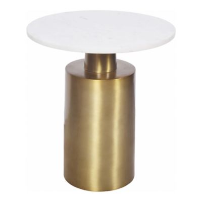 Moes Home Collection France Accent Table - Color: Gold - FI-1106-43