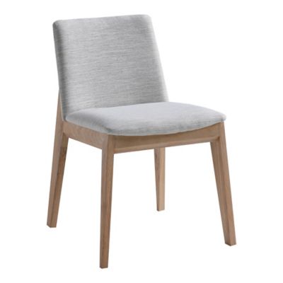 Huxe Custer Oak Dining Chair Set Of 2 - Color: Grey