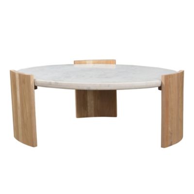 Huxe Crossett Coffee Table - Color: Brown