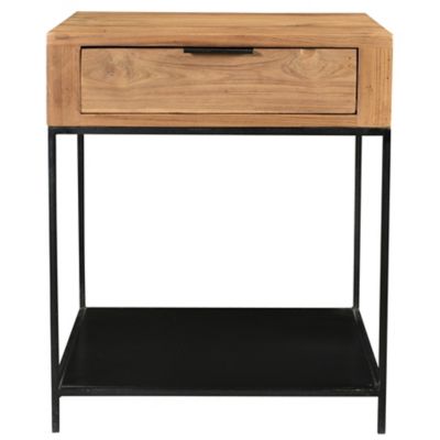 Moes Home Collection Joliet Side Table - Color: Brown - DR-1323-24