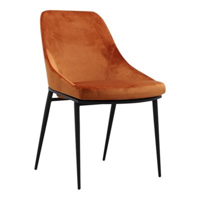 Moe's Home Collection Braden Dining Chair in Orange