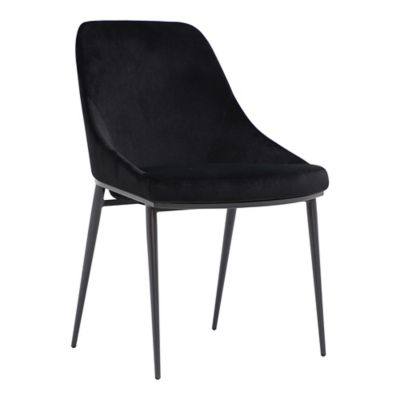 HMO2447436 Huxe Hobbs Dining Chair M2 - Color: Black sku HMO2447436