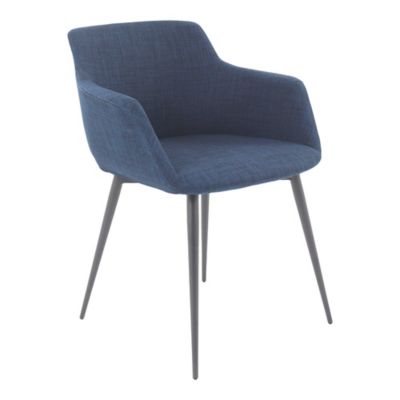 Huxe Deming Arm Chair - Color: Blue