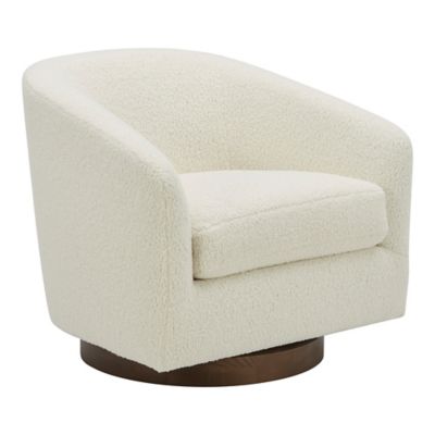 Huxe Minden Swivel Chair - Color: White