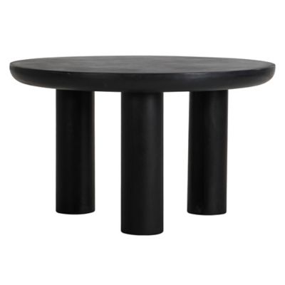 Huxe Laie Round Dining Table - Color: Black