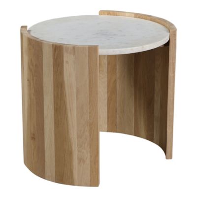 HMO2447657 Huxe Crossett Side Table - Color: White sku HMO2447657