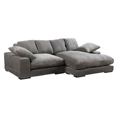 Moes Home Collection Plunge Sectional Sofa - Color: Grey - TN-1004-25-0