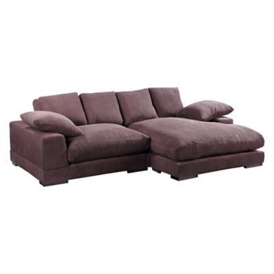 Moes Home Collection Plunge Sectional Sofa - Color: Red - TN-1004-20-0