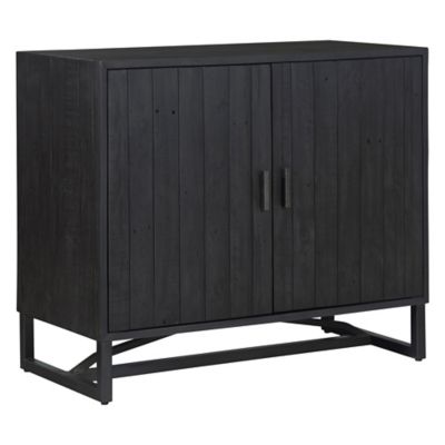 Moes Home Collection Sierra 2 Door Cabinet - Color: Black - FR-1035-23