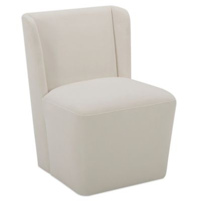 Huxe Hagar Rolling Dining Chair - Color: Cream