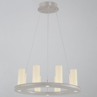 Hammerton Studio Carlyle Corona LED Ring Chandelier - Color: Silver - Size: