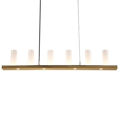 Hammerton Studio Carlyle Corona LED Linear Chandelier - Color: Brass - Size