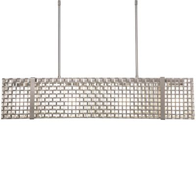 Hammerton Studio Tweed Linear Chandelier - Color: Black - Size: 4 light - P