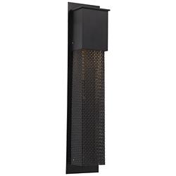 Outdoor Mesh Tall Square Wall Sconce