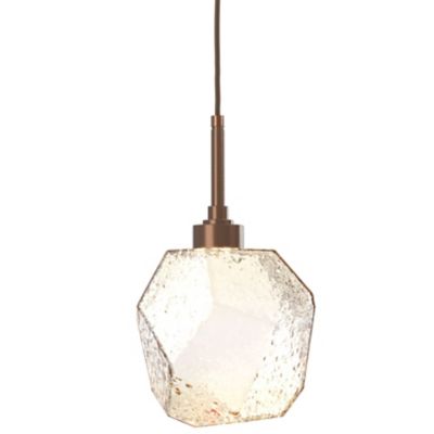 Hammerton Studio Gem LED Pendant Light - Color: Amber - Size: 1 light - LAB