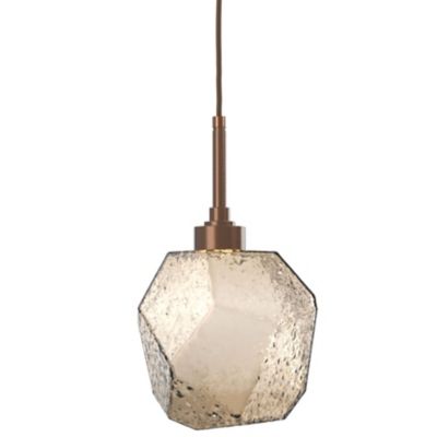 Hammerton Studio Gem LED Pendant Light - Color: Bronze - Size: 1 light - LA