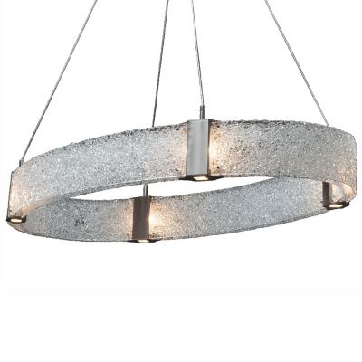 Hammerton Studio Parallel Oval LED Chandelier - Color: Bronze - Size: 12 li