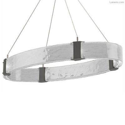 Hammerton Studio Parallel Oval LED Chandelier - Color: Bronze - Size: 12 li