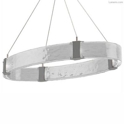 Hammerton Studio Parallel Oval LED Chandelier - Color: Grey - Size: 12 ligh