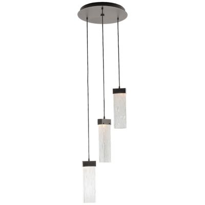 Hammerton Studio Parallel Round LED Multi-Light Pendant Light - Color: Glos