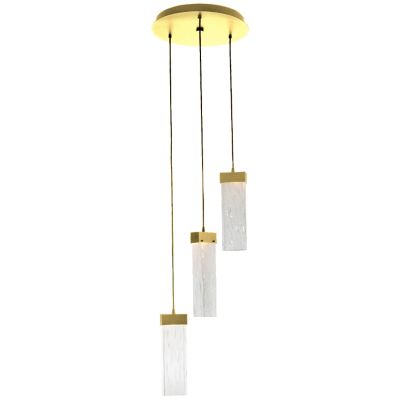 Hammerton Studio Parallel Round LED Multi-Light Pendant Light - Color: Glos