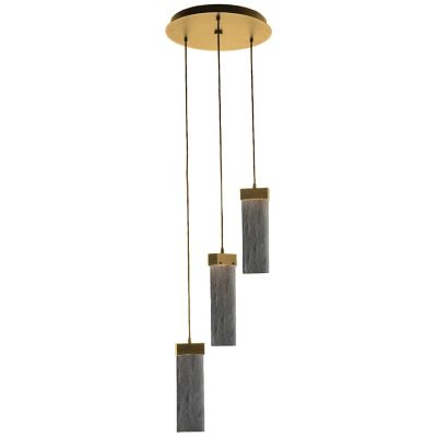 Hammerton Studio Parallel Round LED Multi-Light Pendant Light - Color: Glos