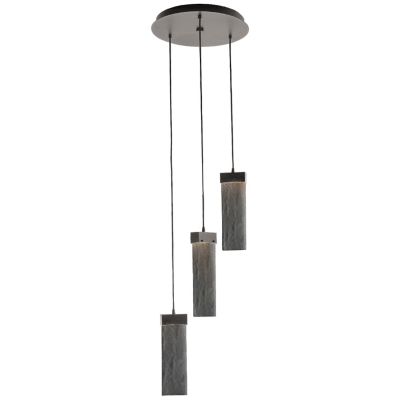 Hammerton Studio Parallel Round LED Multi-Light Pendant Light - Color: Glos